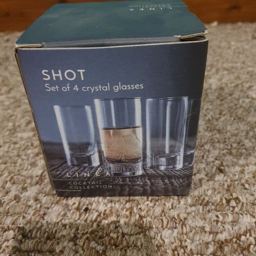 Crystal shot glasses