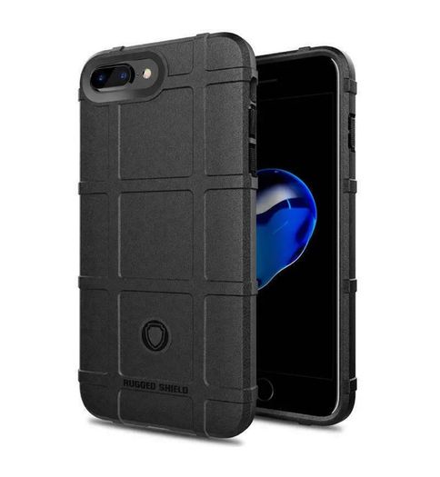 Black Armour ShockProof Case for iPhone 7 PLUS, iPhone 8 PLUS Hybrid Back Cover