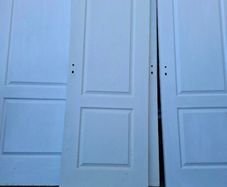 Wooden doors x8 (one lot)