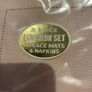 8 pc Irish linen table set Image 3