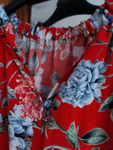 Red Floral Dress