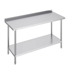 24 x 60 x 36 Inch Stainless Steel Work Table, Commercial Food Prep Worktable Heavy Duty Prep Worktable