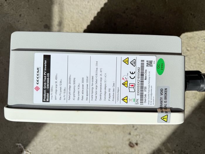 GoodWe GW3000-XS PV solar inverter 3kW (230V/50Hz)