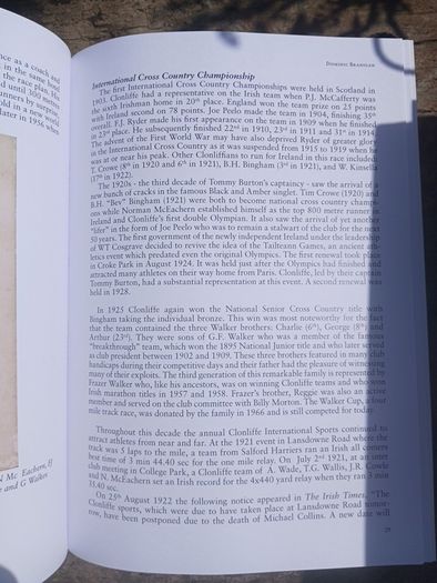 Clonliffe Harriers - Dominic Branigan (signed)