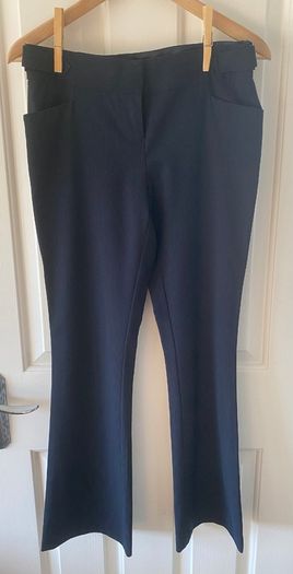 Ladies navy pinstripe suit size 8