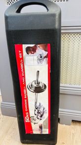Dumbells and bar set
