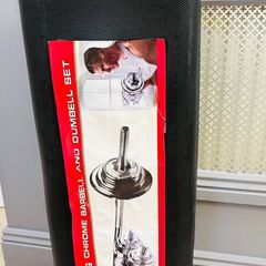 Dumbells and bar set