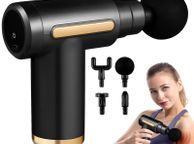 main image for ad 4 Heads Massage Gun Deep Tissue Handheld Percussion Muscle Percussion Massager