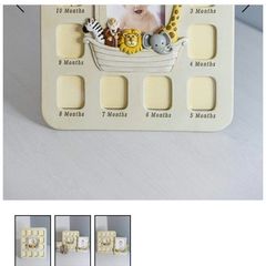 Noahs ark first year photo frame