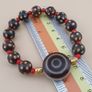 Vintage Himalayan Tibetan Circle Eye Circle Shape Agate & Beads Bracelet Image 9