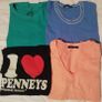 Ladies Blue picot trim vest top size 14-16 Image 2