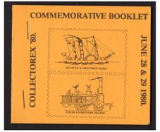1980 Ireland Collextorex  June 28th & 29th 1980 Commemorative Exhibition Booklet