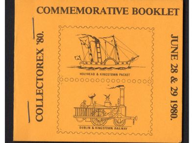 1980 Ireland Collextorex  June 28th & 29th 1980 Commemorative Exhibition Booklet