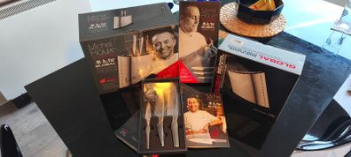 Global knife block set of 4 Michel Le Roux professional NEW BNIB