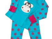 Smiling Monkey Long Sleeved Pajama