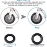 2Pcs Electric Scooter Tire 10 inch, Electric Scooter Replacement Wheels, Electric Scooter Inflatable Tire Tyre Outer Tube Balance Tire Scooter Replacement Parts Compatible for Xiaomi M365 PRO Image 5