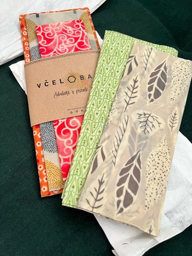 Bees wax food wraps 5pcs