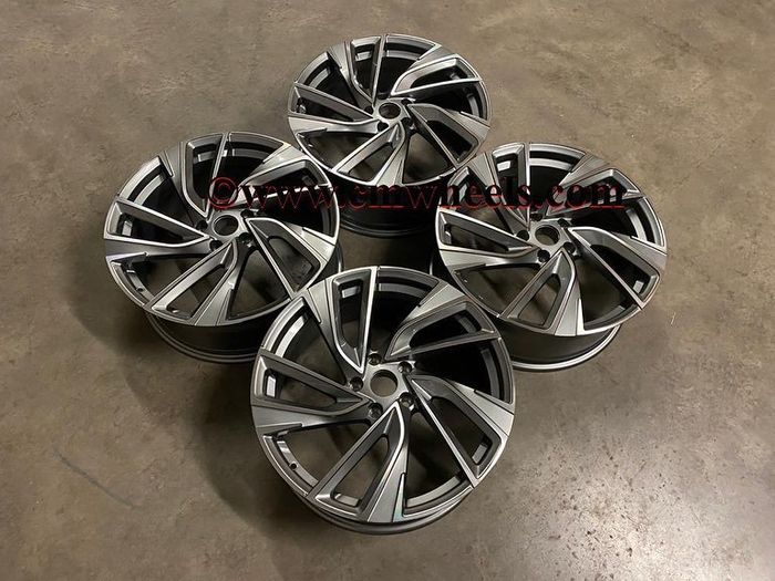 8 19" Inch VW Golf Adelaide Style Alloy Wheels VW MK5 MK6 MK7 MK7.5 AUDI A3 CADDY VAN SEA LEON scirocco skoda superb octavia 5x112