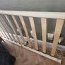 Cream metal single bed Image 3