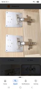 Cabinet Hinge Repair Plate
