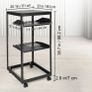 Heavy Duty 20U Open Frame Server Rack Adjustable Depth, Free Standing Image 7