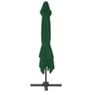 Cantilever Umbrella with Aluminium Pole 400x300 cm Green Image 6