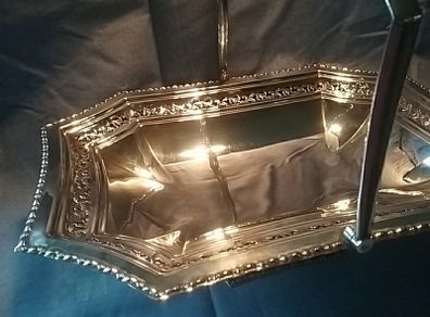 EPNS Table Centre Pierced Basket