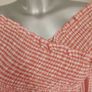 Zara red crop off shoulders blouse UK8 EU36 Postage included Image 3