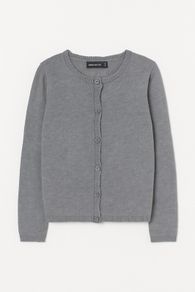 Girls Grey Cardigan - Excellent Condition