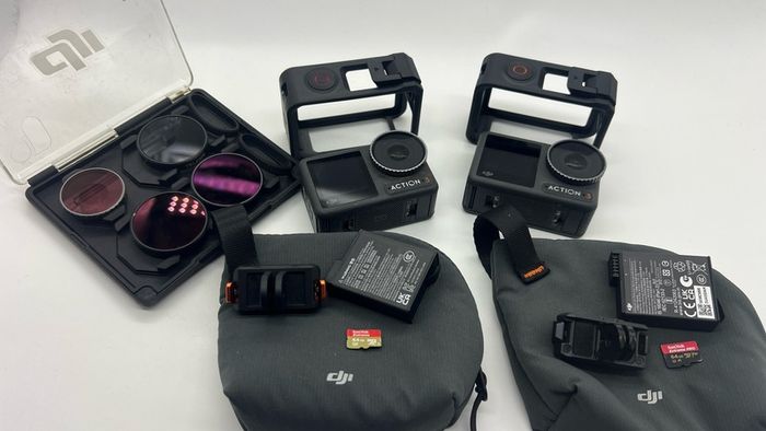 DJI Osmo Action 3 full camera kit X2