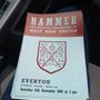 football programmes WEST HAM UTD Home 1969 to '72 25 in total