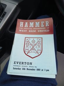 football programmes WEST HAM UTD Home 1969 to '72 25 in total