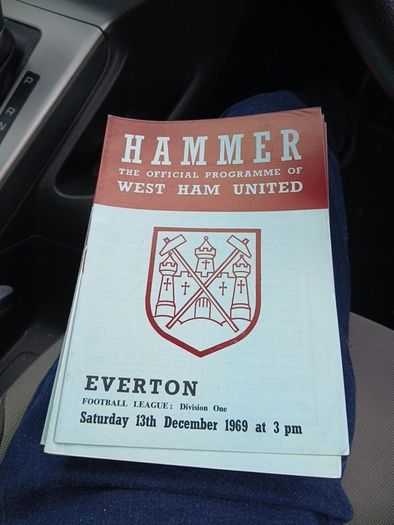 football programmes WEST HAM UTD Home 1969 to '72 25 in total