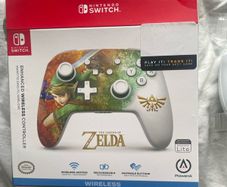 PowerA Enhanced Wireless Controller for Nintendo Switch - Zelda Link Watercolor CIB