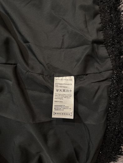 Warehouse- Sparkle Tweed Jacket size 8 and under