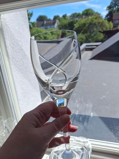 Waterford Crystal Siren White Wine Glasses x 6