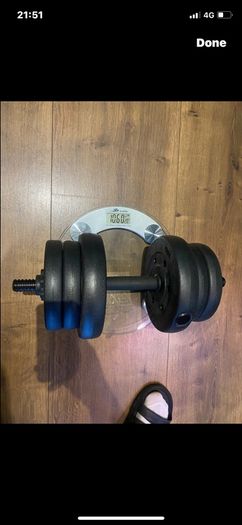 dumbbells 2x10.6kg