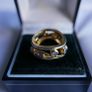 Vintage 925 Sterling Silver Gold Plated Ring Women Fashion Jewelry Cubic Zircon Ring Image 2