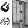 _Aluminium Polyrattan Lounge Set with Glass Table, Sofa Table Set, for Garden, Balcony and Patio, Includes Cushions Image 3