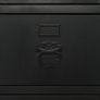 Single Pedestal Desk Solid Firwood and Steel 100x50x76 cm Image 3