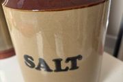Vintage Pearson's of Chesterfield Glazed Large Salt Crock , Home decor , Utensils Holder