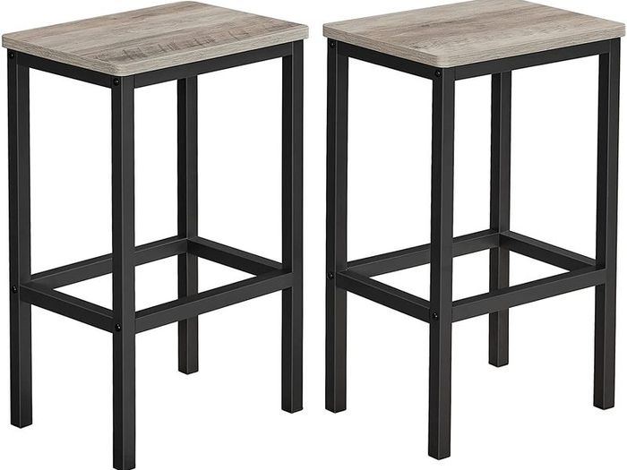 _Set of 2 Bar Stools Kitchen Chairs Kitchen Living Room Dining Room