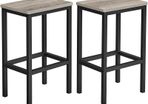 _Set of 2 Bar Stools Kitchen Chairs Kitchen Living Room Dining Room