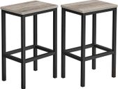 _Set of 2 Bar Stools Kitchen Chairs Kitchen Living Room Dining Room