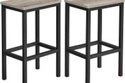 _Set of 2 Bar Stools Kitchen Chairs Kitchen Living Room Dining Room