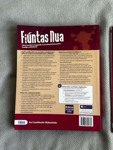 Fiuntas Nua Irish higher level leaving certificate book set