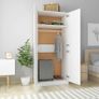 Wardrobe White 90x52x200 cm Image 3