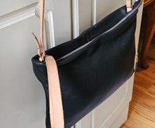Clark's Black Leather Handbag / Genuine Clark's