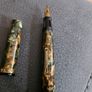 Waterman Vintage 1930 Celluloid Fountain Pen 94 Green 14K Gold Nib Image 3