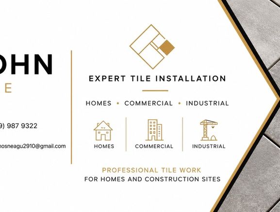 Professional Tiler Available